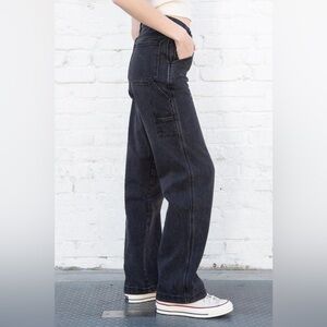 brandy melville black baggy jeans